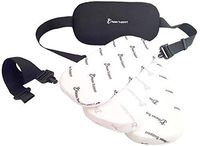 Lumbar Roll Support Pillow RS5 Relax Support - Back Support Cushion Foam Posture Corrector for Car Office Plane - Only Back Pillow w/Multiple Inserts for 6 Customized Firmness Levels