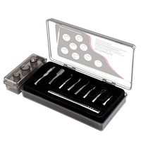 Putars 8 in 1 Nail Clipper Set Manicure and Pedicure Kit for Fingernail and Toenail with Portable Travel Case Stainless Steel Manicure Tool Nail Shaper Manicure Exfoliation Fork Manicure Tool Set