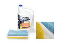 Bona Hardwood Floor Cleaner Refill (1-Gallon) with Three Microfiber Cleaning Cloth