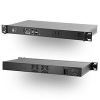 MITXPC Dual Intel LAN Front I/O Mini 1U Rackmount Solution with Intel Avoton C2550, Teaming, IPMI, M1U05