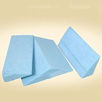 WE&ZHE Medical Care Anti-Bedsore Triangle Body Position Pad/Breathable High Elastic Sponge Side Lying Pillow - Elderly, Long-Term Bedridden Patients and Pregnant Women Use, Blue