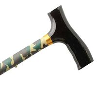 Adjustable Travel Folding Cane With Fritz Handle Camouflage