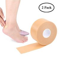 Heel Blister Prevention Heel Grip Tape Roll Anti-Slip Shoe Grips Liner Waterproof Adhesive Bandages Cushion Pad Foot Care Protector Sticker for Blister Shoe Friction, 2 Pack