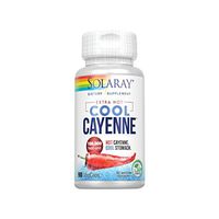 Solaray Extra Hot Cool Cayenne Capsules, 600 mg, 90 Count