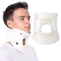 Neck Brace Stretcher Collar, Adjustable Breathable Soft Cervical Support for Vertebrae Neck Pain Relief (S)