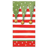 Caspari Stocking Stripe Facial Tissue Hankies - Pack of 10