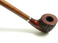 F.E.S.S. Genuine Signature Series 14" Long Churchwarden Tobacco Pipe ~ Pick Your Style (FESS317RL) (Cherry Rustic)