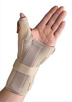 Thermoskin Carpal Tunnel Brace Wrist Support with Thumb Spica, Left, X-Large, Beige by Thermoskin