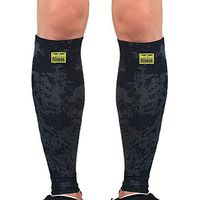 Compression Calf Sleeves (1 Pair) Printed Leg Tube for Shin Splints Calf Pain Relief Running Cycling Travel Outdoor Activities M