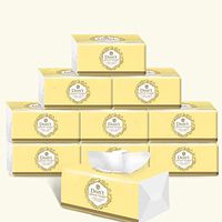 10 Packs Multifold Premium 3-Ply Paper Towels, Ultra Soft &Skin-Friendly Facial Cotton Tissues Kitchen Tissues Toilet Paper