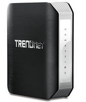 TRENDnet AC1900 Dual Band Wireless AC Gigabit Router, 2.4GHz 600Mbps+5Ghz 1300Mbps, 1 USB 2.0 Port, 1 USB 3.0 Port, IPv6, Guest Network, Parental controls, TEW-818DRU (Renewed)