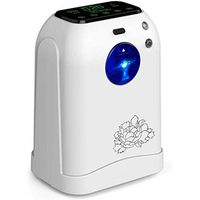 GYYY Large Flow Oxygen Ventilator Respirator Machine, Small Household Atomizing Adjust 1-5L/Min Oxygen Machine 90% High Purity for The Elderly