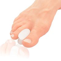 Toe Spreaders Gel Separator Spacers Straighten Overlapping Toes - Silicone Stretchers for Foot Yoga, Toe Alignment & Bunions 3paris