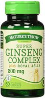 Nature's Truth Ginseng Complex 800 mg Supplement, 60 Count