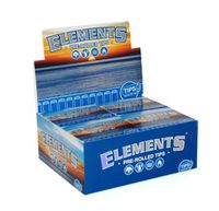 Elements Ultra Thin Rolling Papers - Pre-Rolled Tips (20 Packs)