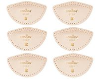 Pedag Step Symmetrical Self Adhesive Leather Arch Support Inserts, Tan, Medium, 3 Count
