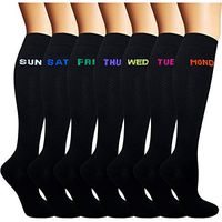 Compression Socks for Women and Men(20-30 mmHg) - Best Medical for Running, Athletic, Nurses, Pregnancy, Flight, Travel, Circulation & Recovery (Assorted, L/XL)