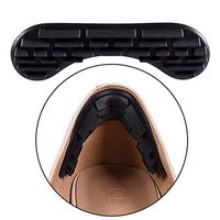 4D Heel Cushions Inserts, Heel Grips Liner for Loose Shoes, Improved Too Big Shoe Fit and Comfort, Self-Adhesive Heel Pads for Women Men (2 Pairs, Black)