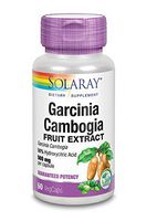 Solaray Guaranteed Potency Garcinia Cambogia Fruit Extract 500 mg VCapsules, 60 Count