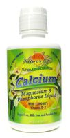 SuperABSORBeze Calcium Magnesium Phosphorus- Vanilla Nature's Life 12 oz Liquid