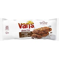 Van's Simply Delicious Gluten-Free Snack Bars, Chocolate Chip, 5 Count