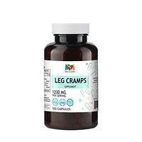Leg Cramps 100 Capsules, 1000mg Per Serving (Magnesium, Turmeric, Black Cohosh, Ginger, Chamomile)