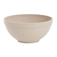 White Serving Bowl Eco-Friendly Maple Wood Plastic Fiber Bowl - 5"Dia x 2"H