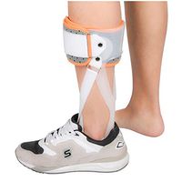 MOXIN Ankle Foot Orthosis Brace AFO, Support for Drop Foot, Nerve Injury, Foot Position, Relieve Pressure Full Length Trimmable Footplate,Left,L(43to46code)