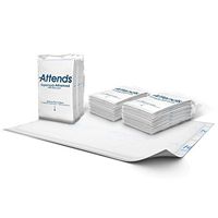 Attends Supersorb Advanced, Premium Underpads with Dry-Lock Technology, Adult Incontinence Care, 30"x36", 5 Count (Pack of 12)