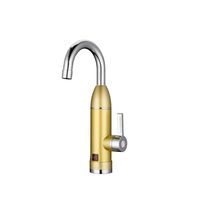 BeesClover Fast Water Heater Tap Kitchen Faucet Instantaneous Temperature Screen Instant Heaters Water Tankless Heating Local Gold Digital