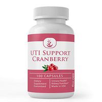 Cranberry Extract, 100 Count, 880 mg Serving, 100% Pure & Natural, No Additives or Fillers, Concentrated Strength, Highest Quality Non-GMO & Gluten-Free, Satisfaction Guarantee, Made in The USA