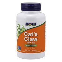 NOW Supplements, Cat's Claw 500 mg, Non-GMO Project Verified, 100 Veg Capsules
