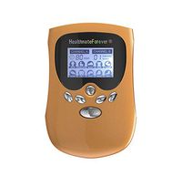 PM10AB (Orange) Best Muscle Simulator tens EMS nmes Unit Machines Electric Electronic Pulse Massagers for Back Neck Shoulder Knee Legs Body Pain tmj Replacement Pads HealthmateForever
