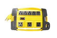 14 Gauge Electrical Power Strip (Professional 8-Outlet Design)