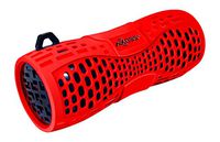 AXESS SPBW1035 Portable Water Resistant Bluetooth Loud Speaker System with Speakerphone to Answer your Calls In Red