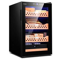 Electric Cigar Humidor Cooler Constant Temperature with Humidity Adjustment Cigar Cabinet（Black）
