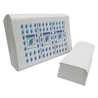 GEN GENMF4000W Multi-Fold Paper Towels, 1-Ply, White, 334 Towels/pack, 12 Packs/carton