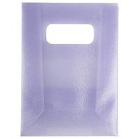 JAM PAPER Frosted Lunch Bags - 3 x 4 x 1 1/2 - Purple - Sold Individually