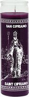 Indio Products St Cipriano Purple Candle - Silkscreen 1 Color 7 Day