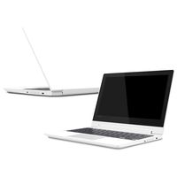 Mightyskins Skin Compatible with Lenovo Chromebook C330 (2018) - Solid White | Protective, Durable, and Unique Vinyl Decal Wrap Cover | Easy to Apply, Remove, and Change Styles | Made in The USA
