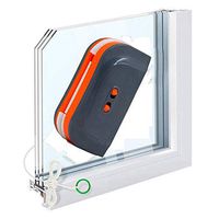 CHENNAO Double-Sided Magnetic Window Cleaner Glass Cleaning Brush Glass Wiper Household Cleaning Tools with Anti-Falling Rope for High-Rise Double Glazed Windows with 15-24mm Thickness