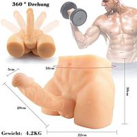 HaiBaoBao 4.2KG/9.3lb 3D Live Séxy Dolly Women Female Torso Full Body Lifesize Women Torso Double Holes Big A-s-s TPE Silicone Gāy Toy Realistic Body Six Dôlls Male Toys Gifts for Men