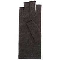 Rolyan Compression Glove, Fingerless Compression Glove for Arthritis for Men & Women, Arthritis Compression Gloves for Carpal Tunnel, Compression Glove for Swelling, Black Glove, Right Hand, Small