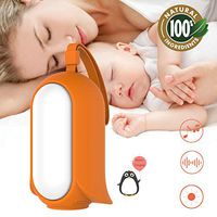 White Noise Machine for Sleeping Baby Kids,Sound Machine with Voice Sensor Function,7 Natural Soothing Sounds,Auto-Wake Up,Memory Function, Timing and Soothing Night Light