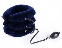 Elitzia ETB022T 3 Layers 3 Tubes Genuine Cervical Spondylosis Traction Massage Neck Stretcher Blue Color