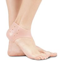 Soles Gel Heel Cups (One-Piece) - Reduces Foot and Heel Pain - Helps Keep Dry Skin Moisturized - Perfect for Long Periods of Standing or Walking
