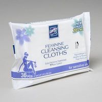 Feminine Cleansing Wipes for Sensitive Skin (Pack of 4)