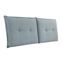 Qi Peng Mat Bedside Cushion - Bed Cushion Waist Pad Skin-Friendly Breathable Fluffy Bedding Reading Linen with/Without Headboard Sofa Cushion (Color : C- no Bed Head, Size : 160x60x10cm)