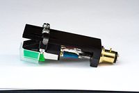 Headshell Cartridge Mount, Eliptical Stylus, Needle for Technics SL D1, SL D1K, SL D2, SL D202, SL D205, SL D2K, SL D3, SL D303, SL D33, SL D3K, SL D5, - MADE IN ENGLAND
