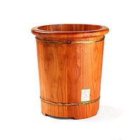 Foot Bath Tub,45 High Cedar Foot-Soaking Barrel,Thicken Wooden Tub,Household Steamed Health Foot Bath